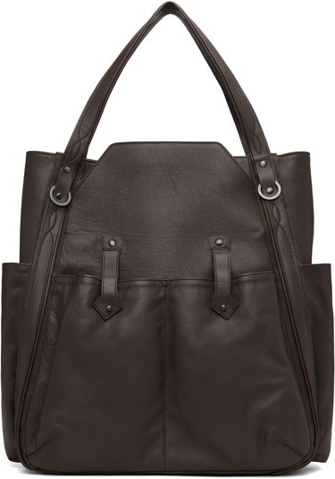 Kangaskassi KIKO KOSTADINOV Kiko Kostadinov Inex Leather Tote Ruskea | KKAW25BG04-148, 0