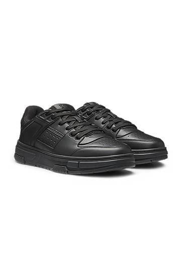 Vaatteet BOSS Mesh Trim Trainers Musta | 50548531