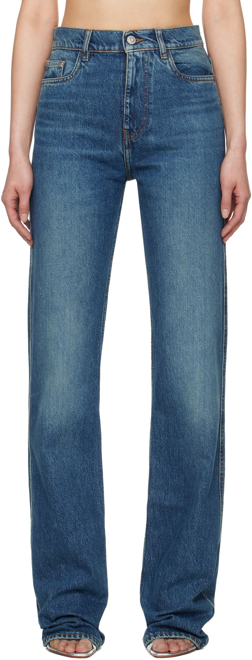 Jeans Coperni Coperni Straight Leg Jeans Sininen | COPP78F2022