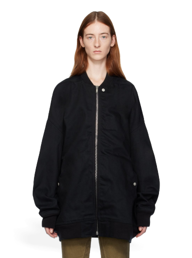 Takki Rick Owens DRKSHDW Jumbo Flight Bomber Jacket Musta | DL02C3787 BLKJP
