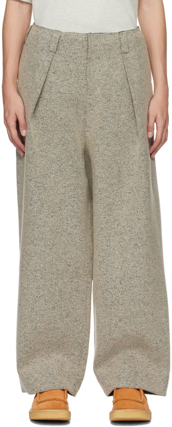Housut ADER ERROR Faded Wide Leg Trousers Harmaa | BMADFWBT0105GR