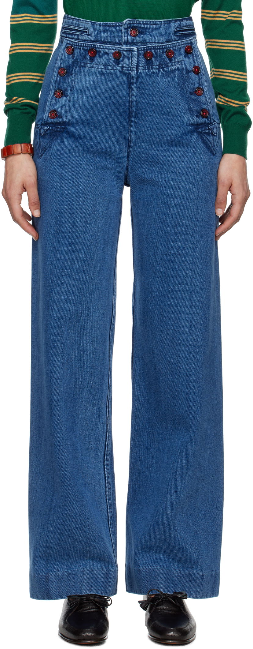 Jeans Bode Bode Sailor Jeans Sininen | WRS25BT056