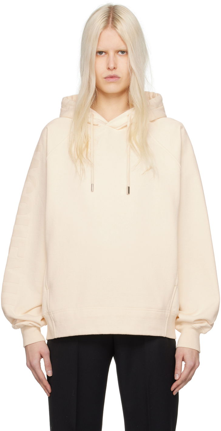 Huppari Jacquemus Off-White Les Classiques 'Le Hoodie Typo' Beige | 24E245JS234-2341