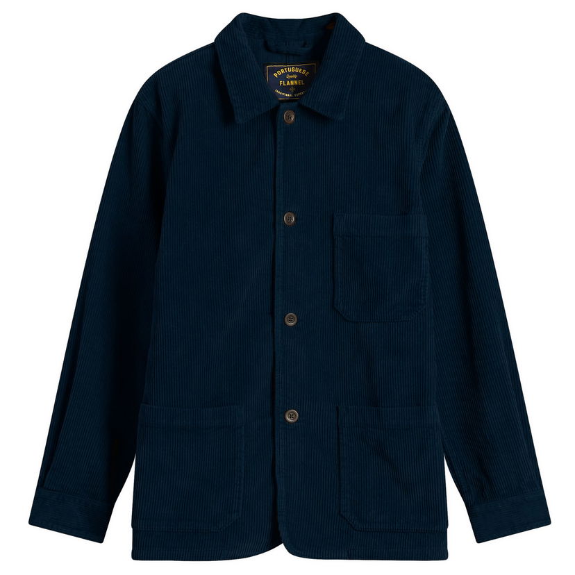 Takki Portuguese Flannel Corduroy Chore Jacket Tummansininen | AW25047-NVY