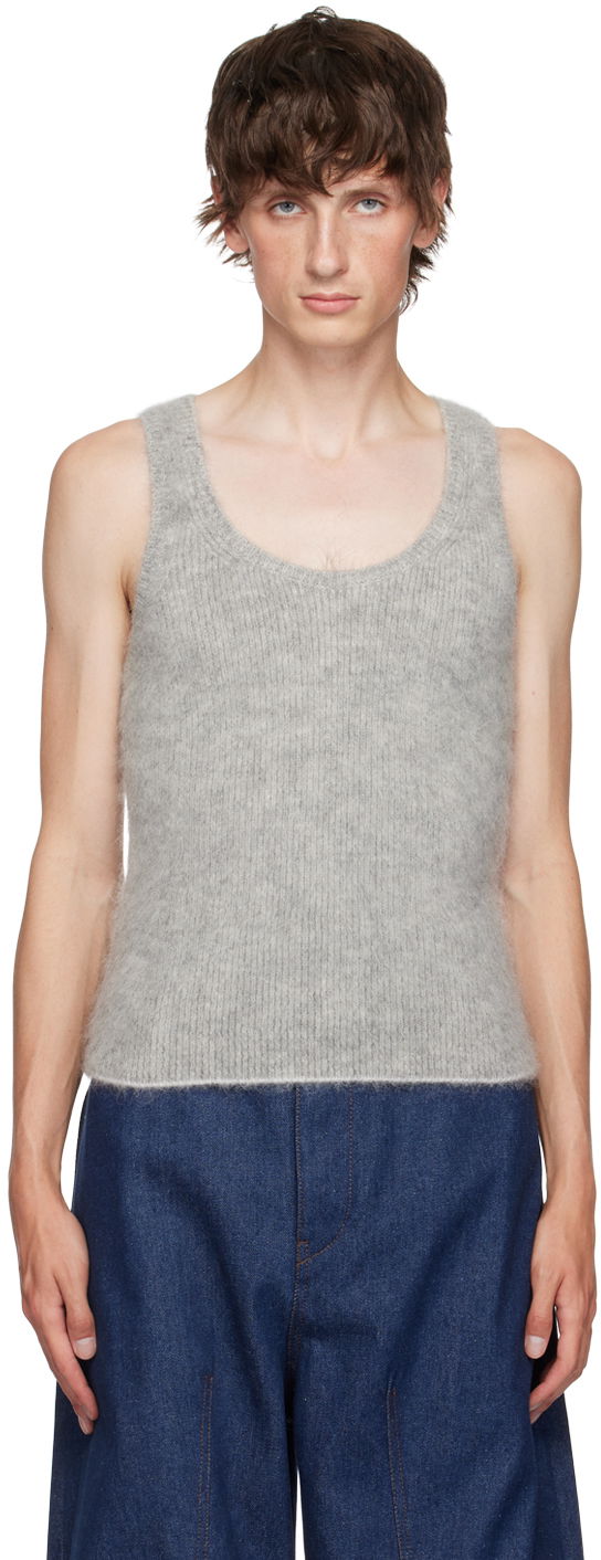 Tankkitoppi Jacquemus Gray La Casa 'Le débardeur Pitatto' Tank Top Harmaa | 24H246KN502-2317