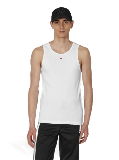 Tankkitoppi Diesel Logo Patch Tank Top Valkoinen | A040880EJAI 100