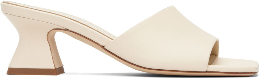 Asusteet Aeyde Aeyde Ale Leather Mules Valkoinen | A11-HS-ARCS45TB142-SS25-100-007