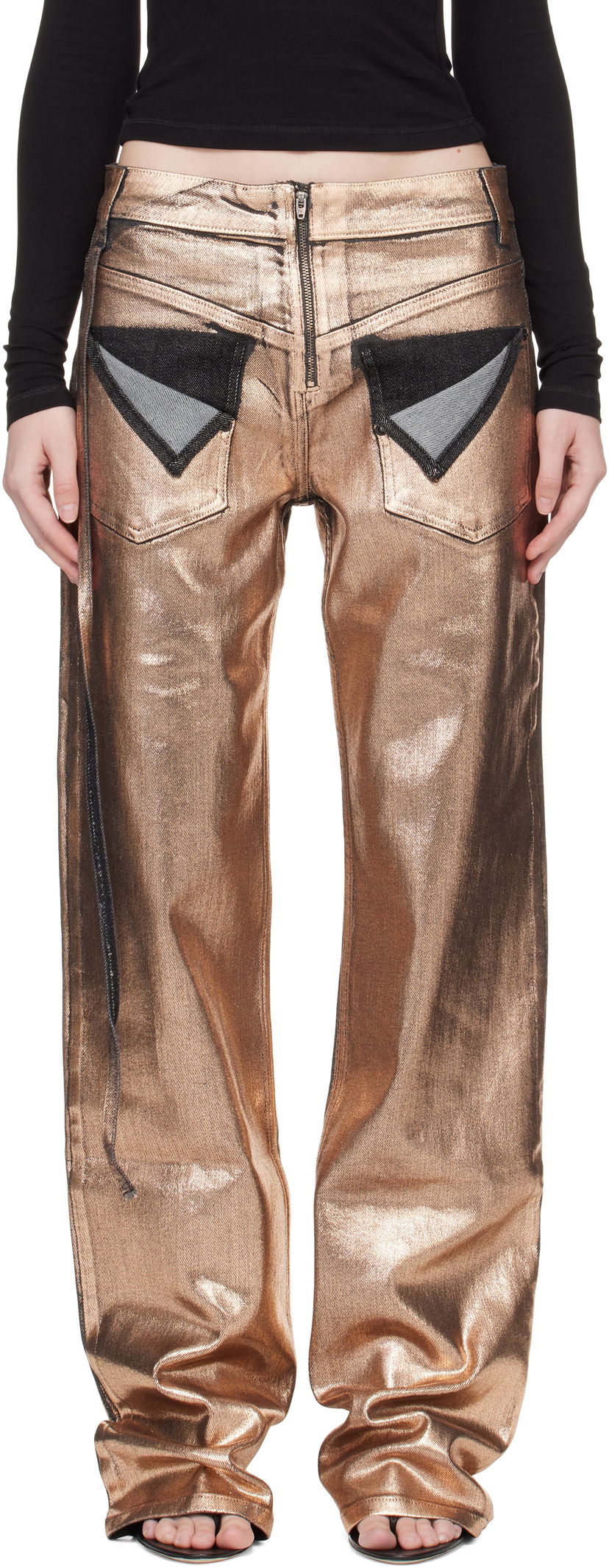 Jeans Ottolinger Ottolinger Loose-Fit Jeans Metallinen | 117-202817-01