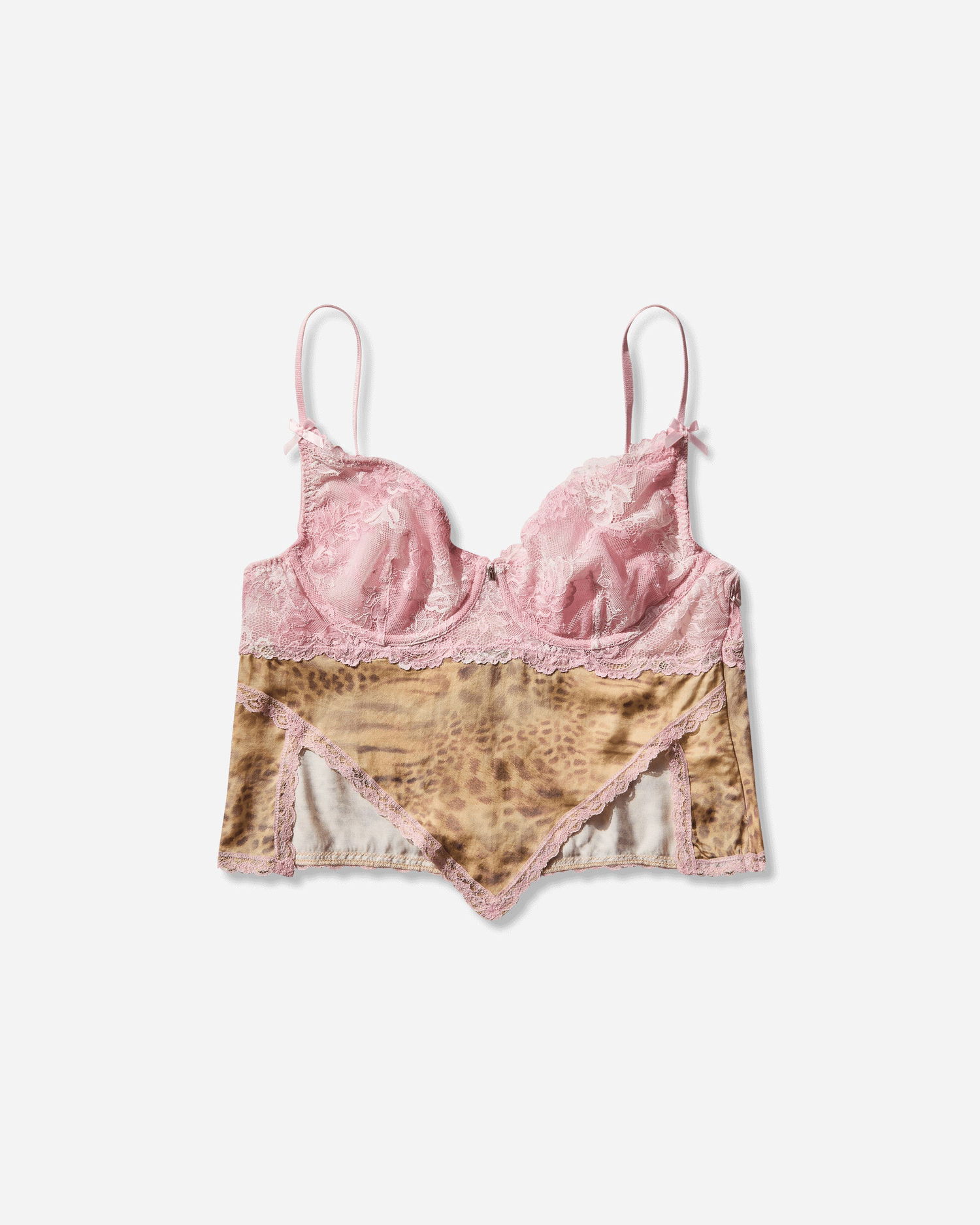 Rintaliivit GUESS Lace Leopard Print Bra Top Monivärinen | W5BP16KCZQ0 G6H2, 0