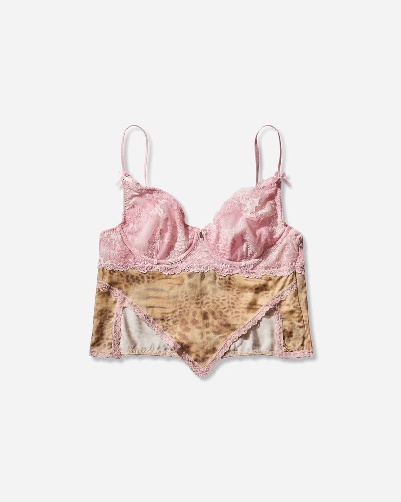 Rintaliivit GUESS Lace Leopard Print Bra Top Monivärinen | W5BP16KCZQ0 G6H2
