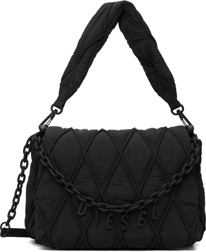 Olkalaukku Diesel Charm-D M Quilted Shoulder Bag Musta | X10265 P8048