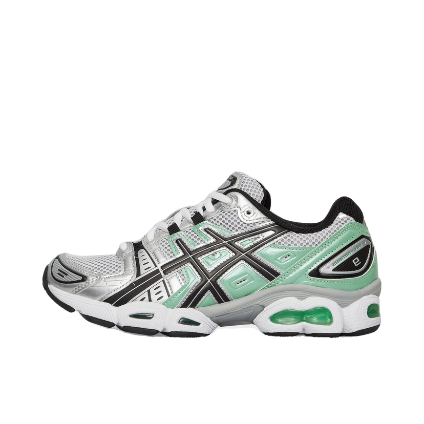 Juoksu Asics GEL-Nimbus 9 Sneakers White / Bamboo W Harmaa | 1202A278-109