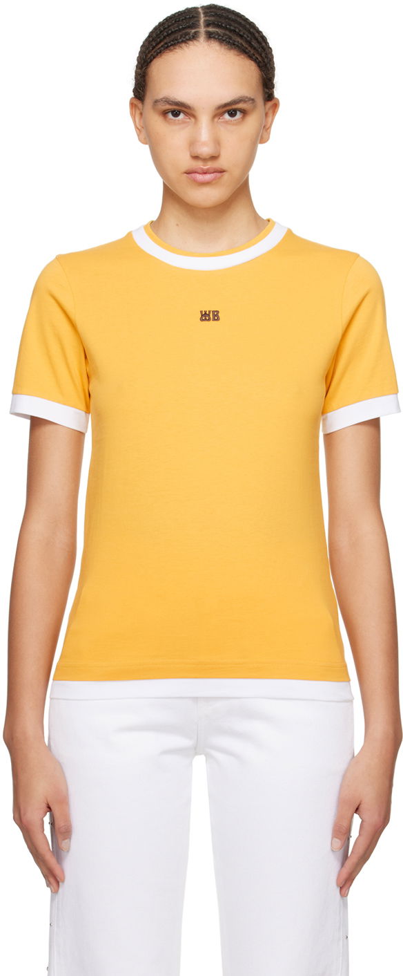 T-paita Wales Bonner Horizon T-Shirt Keltainen | WS24JE05-JE01-300