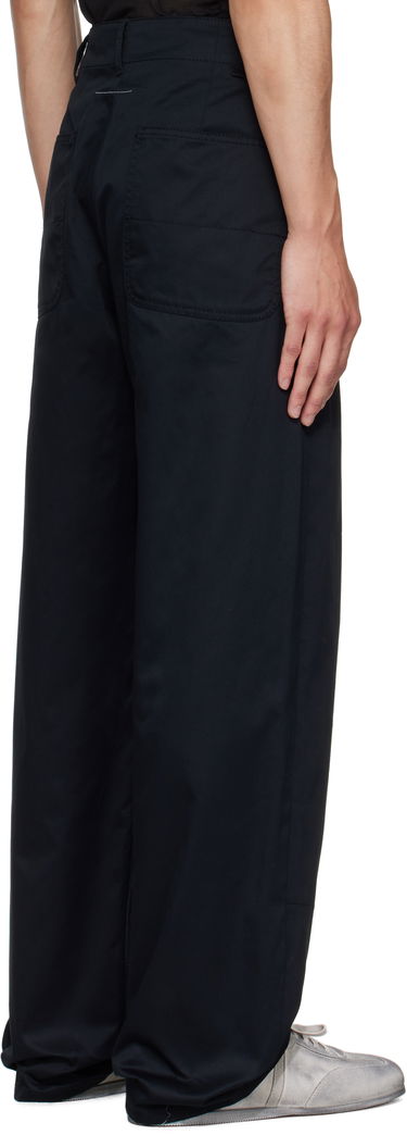 Housut Maison Margiela MM6 Maison Margiela Cotton Trousers Musta | SH0KA0046 M35368, 2