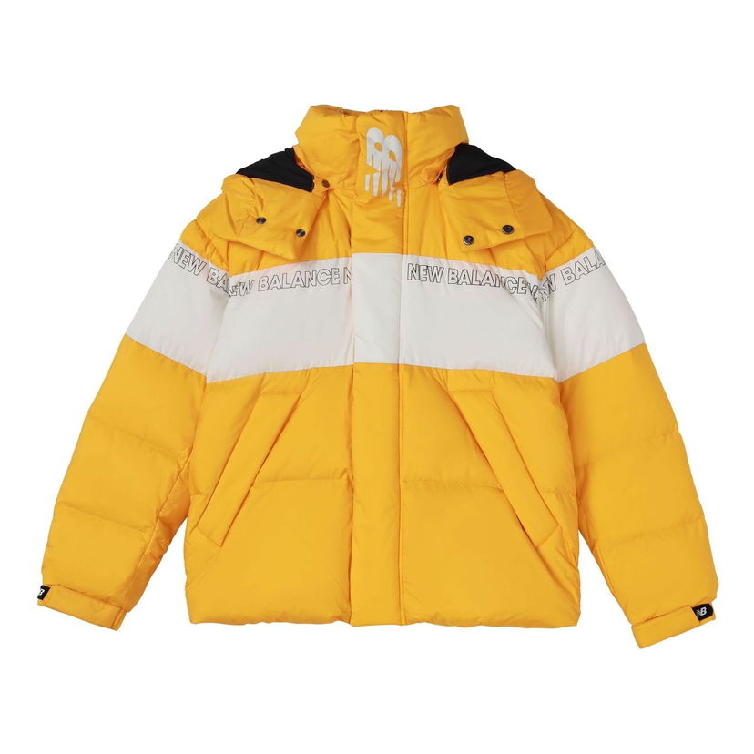 Puffer takki New Balance Colorblock Padded Jacket Keltainen | NP943011-MY