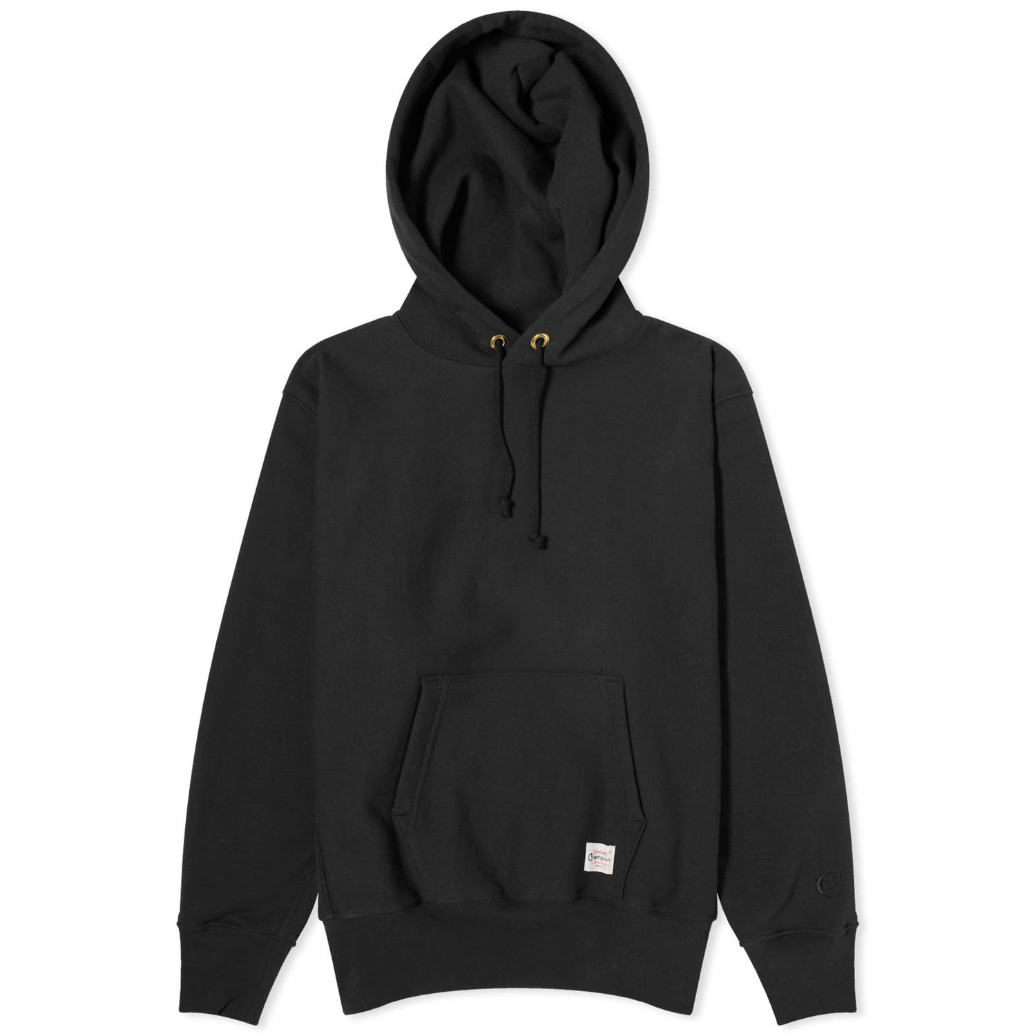 Huppari Champion Made in USA Reverse Weave Hoodie Musta | S9745-X003, 0
