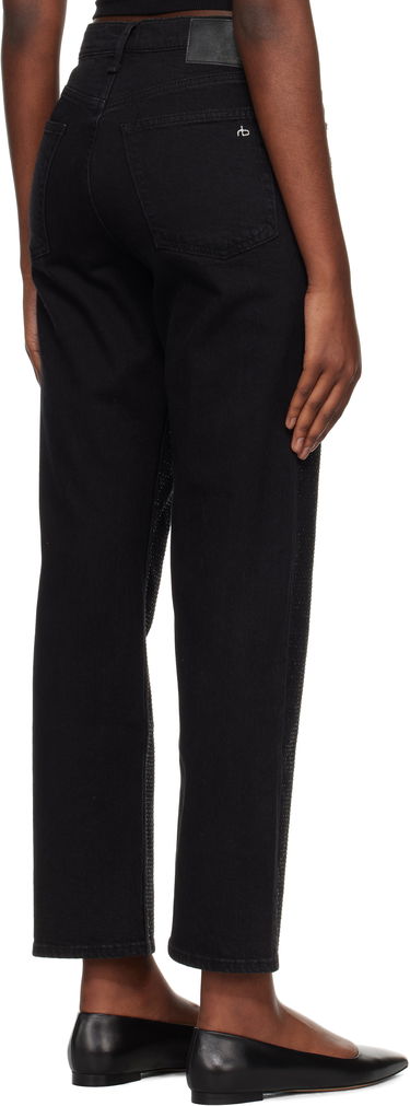 Jeans rag & bone rag & bone Harlow Straight Jeans Musta | WDD24F2956FMSI, 2