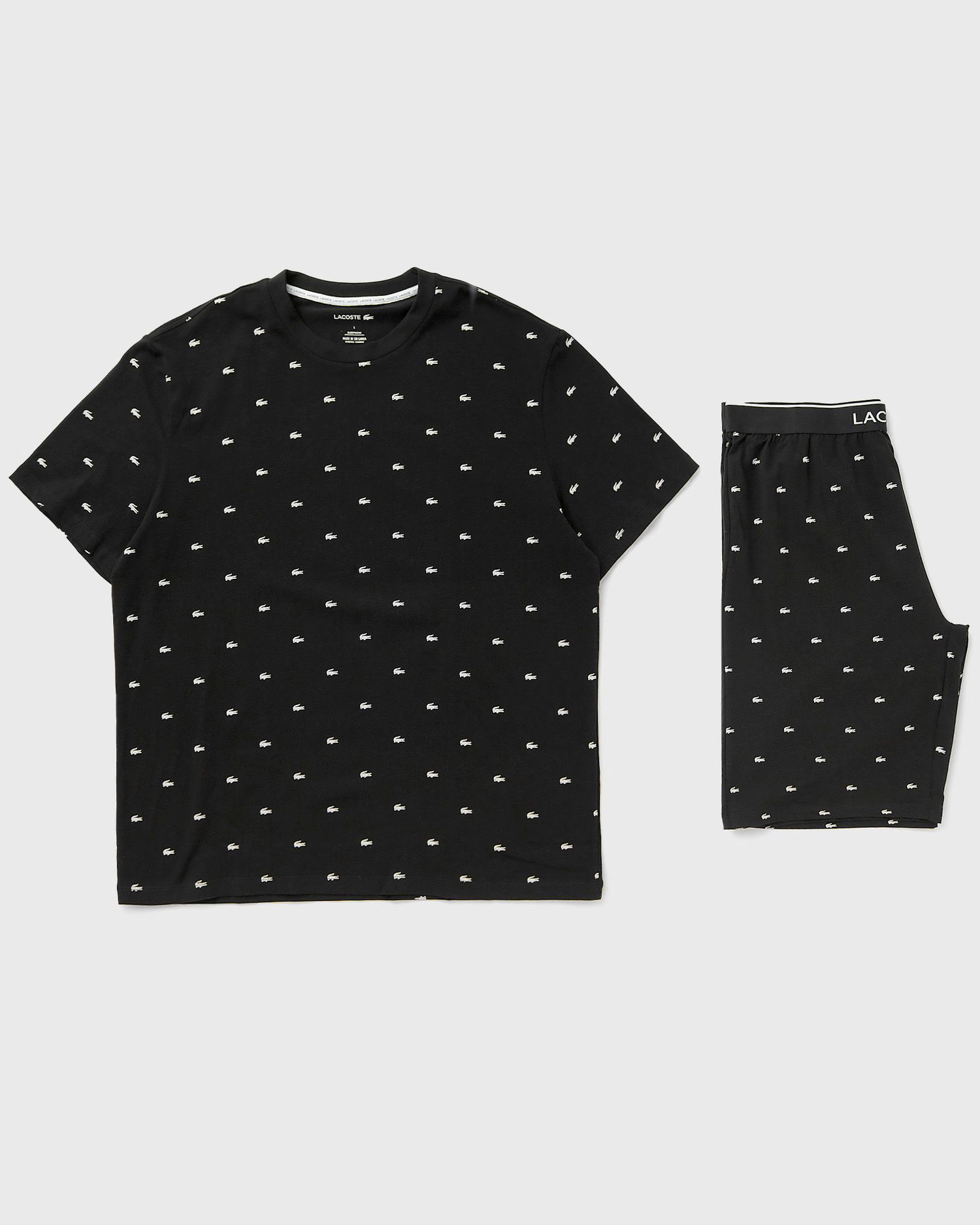 Pyjama Lacoste LOUNGEWEAR PYJAMA SET Musta | 4H3304-258, 0