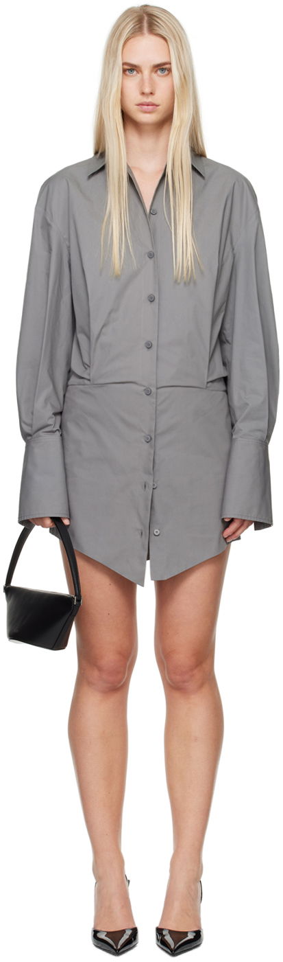 Mekko The Attico Attico Silvye Minidress Harmaa | 247WCA93 C052