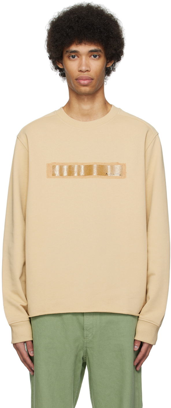 Villapaita A.P.C. Natacha Ernestine Sweatshirt Beige | COGYL-H27894
