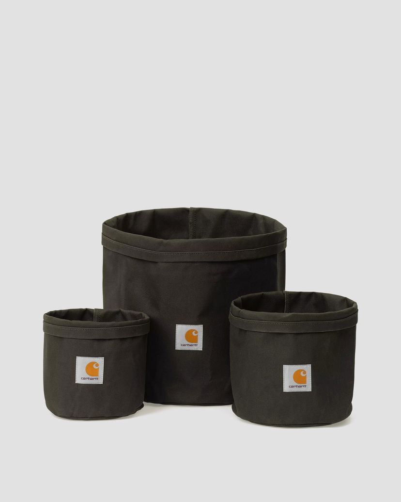 Kodin sisustus Carhartt WIP Canvas Storage Basket Set Vihreä | I032014-49.XX
