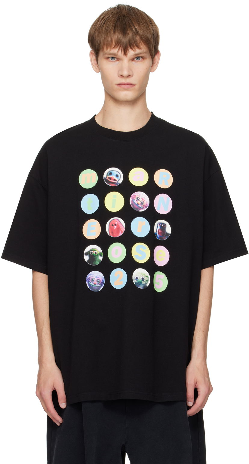 T-paita Martine Rose Martine Rose Oversized Graphic T-Shirt Musta | 621JE06001J