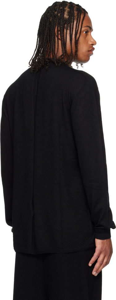 Villapaita Rick Owens Rick Owens Concordians Oversized Level Sweater Musta | RU02E1627 WSL, 2