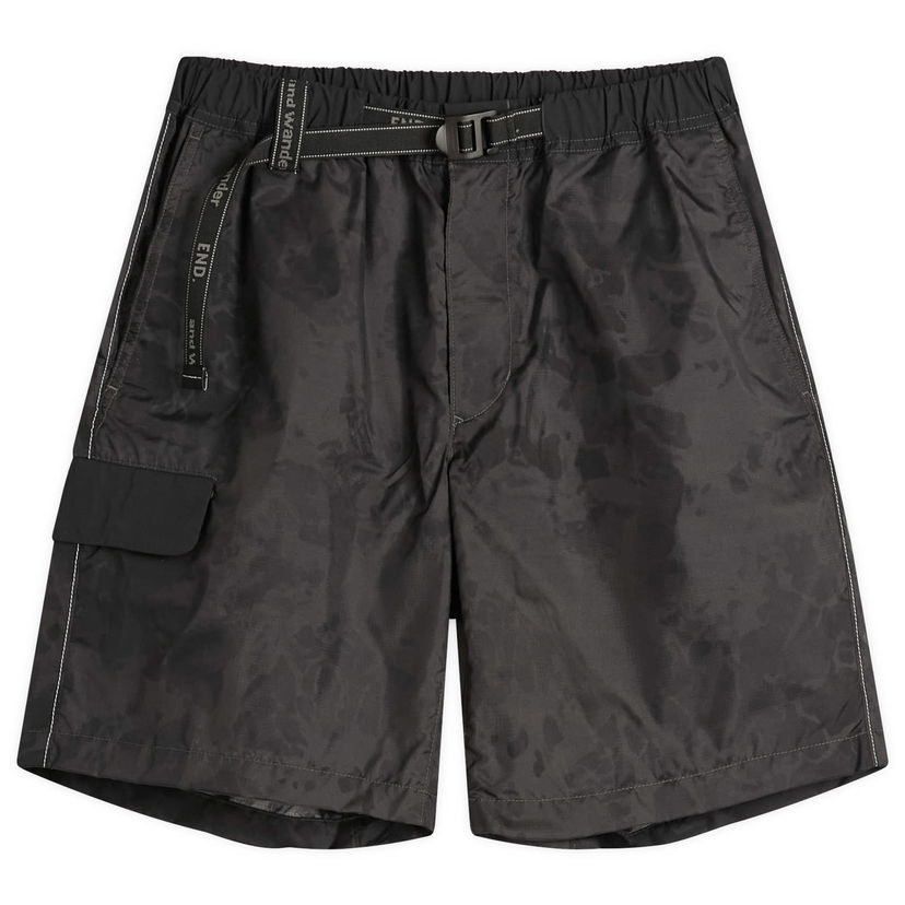 Shortsit and wander and wander x END. Nylon Print Shorts, Size Large Musta | 5745122524-022