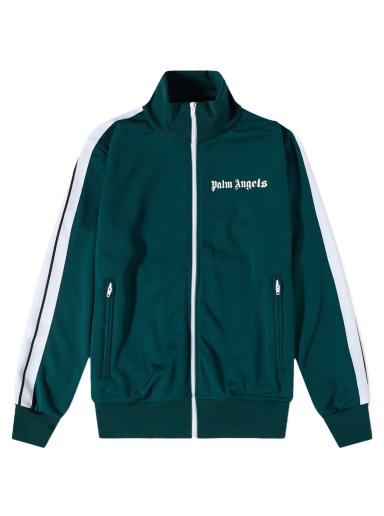 Bomber-takki Palm Angels Taped Track Jacket Vihreä | PMBD001C99FAB0015501