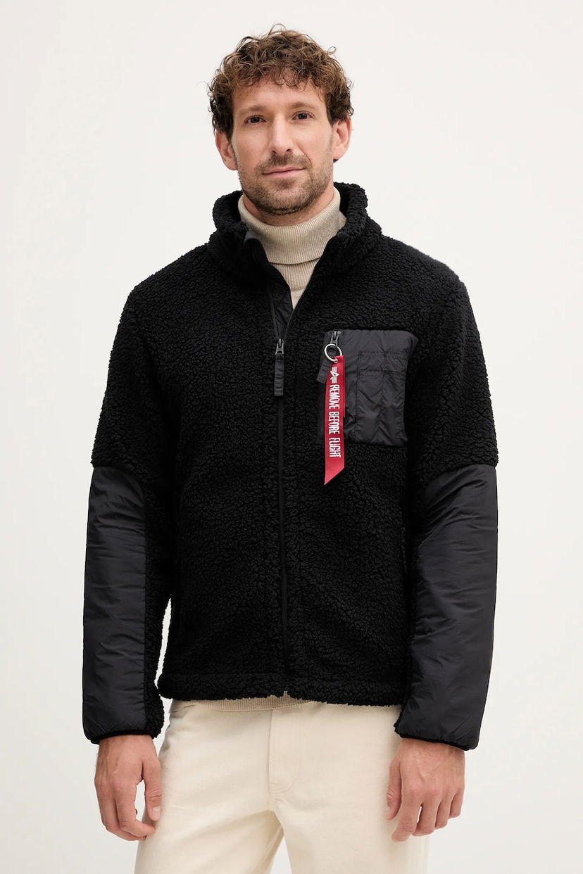 Takki Alpha Industries Alpha Industries Fleece Jacket Musta | 148118.03