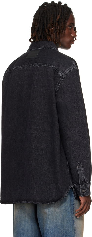 Paita Acne Studios Button-Up Denim Shirt Musta | CB0082-, 2