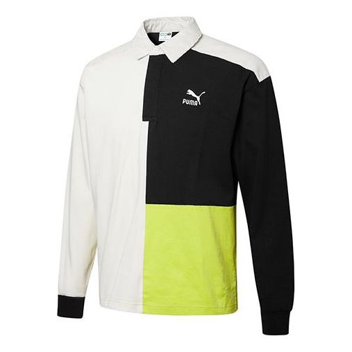 Poolopaita Puma Retro Color Block Polo Valkoinen | 534680-93