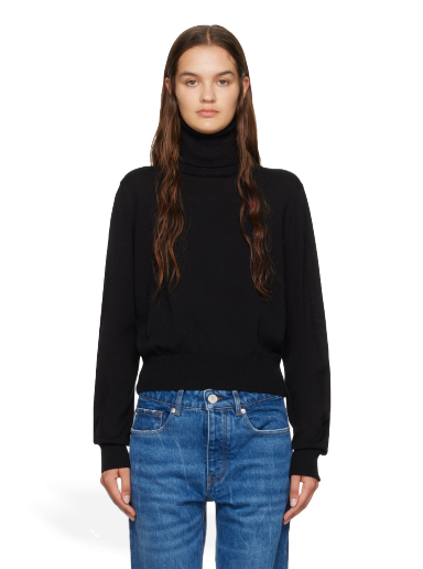Villapaita AMI Turtleneck Musta | FKS411.KN0025
