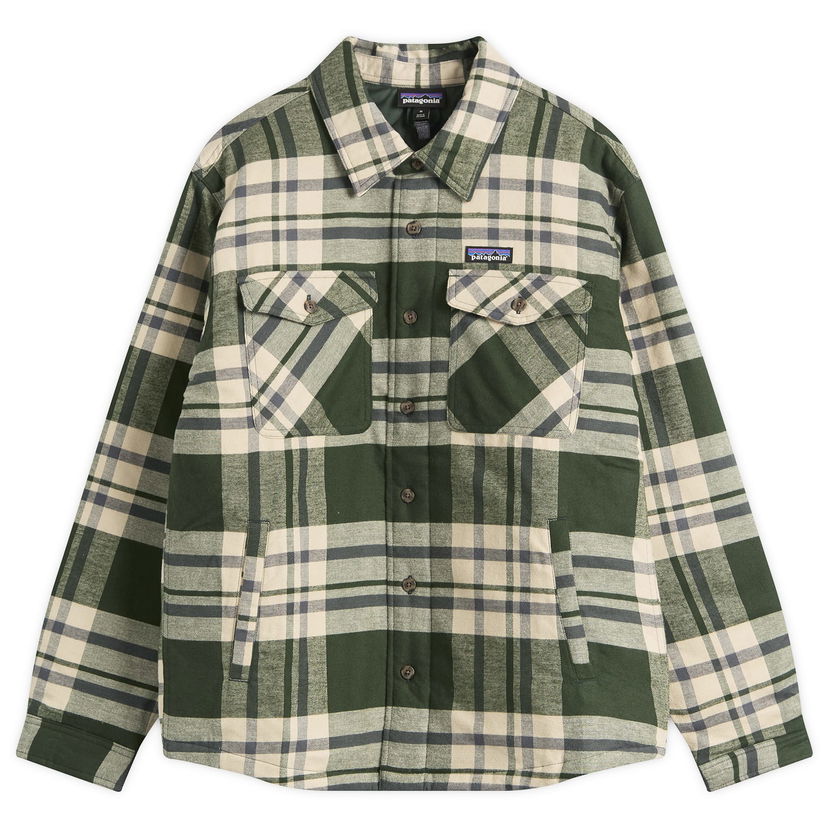 Paita Patagonia Lightweight Insulated Fjord Flannel Shirt Vihreä | 20386-AGRN