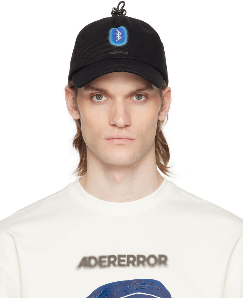 Korkki ADER ERROR ADER error 'Blue Net' Baseball Cap Musta | BO01SSHW0206BK