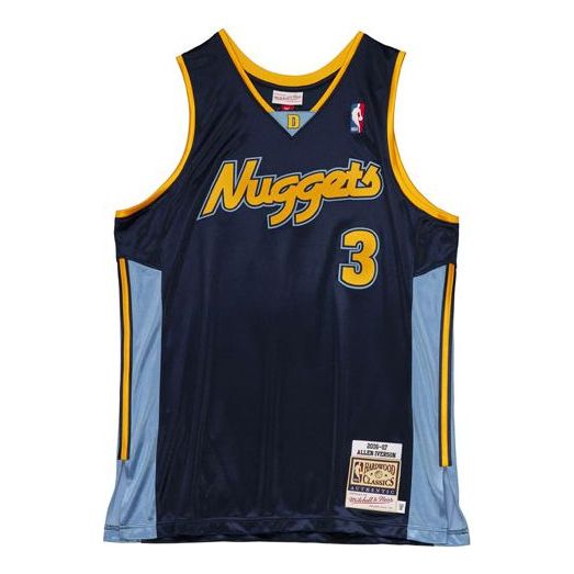 Jersey Mitchell & Ness Mitchell & Ness Denver Nuggets Basketball Jersey Sininen | AJY4GS20032-DNUNAVY06AIV