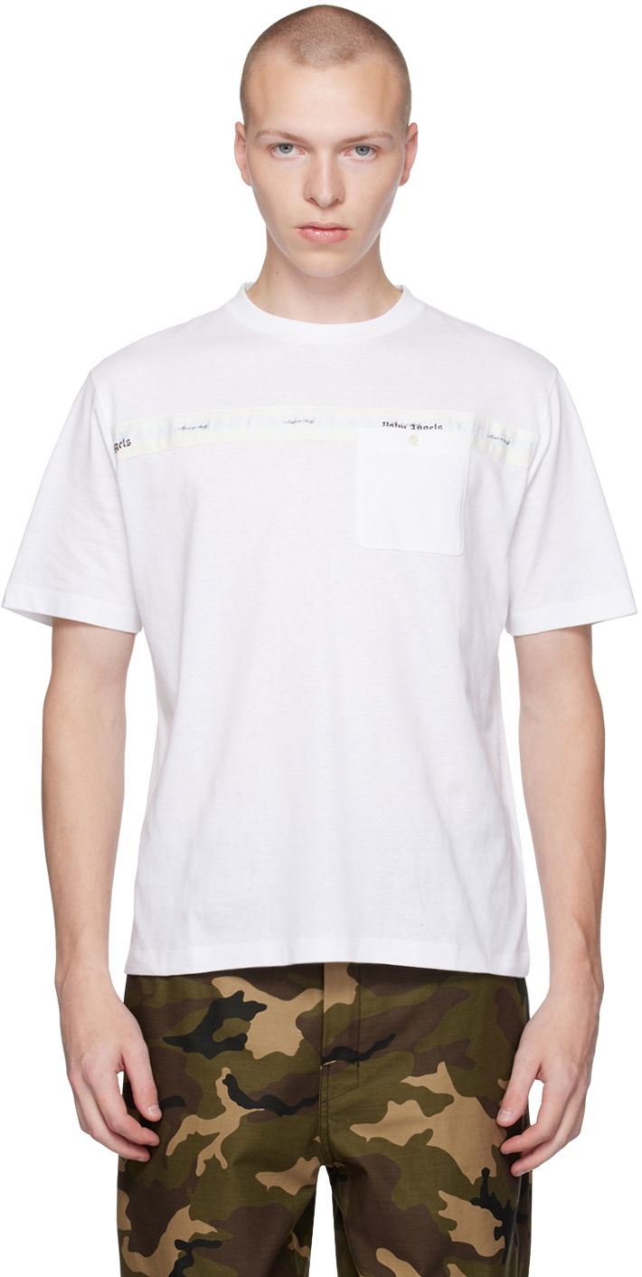 T-paita Palm Angels White Sartorial Valkoinen | PMAA092E23JER0010103