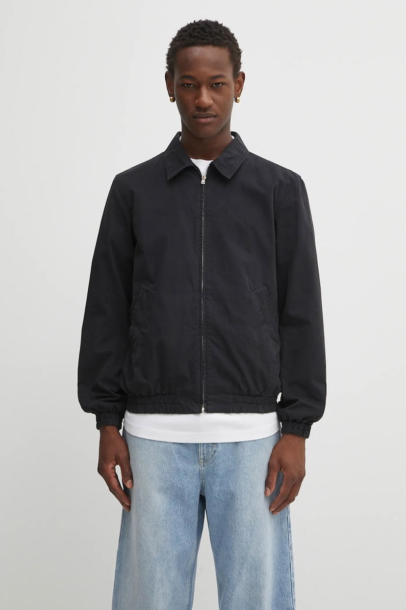 Bomber-takki A.P.C. Cotton Transitional Blouson Gilbert Musta | COHKU.M32018