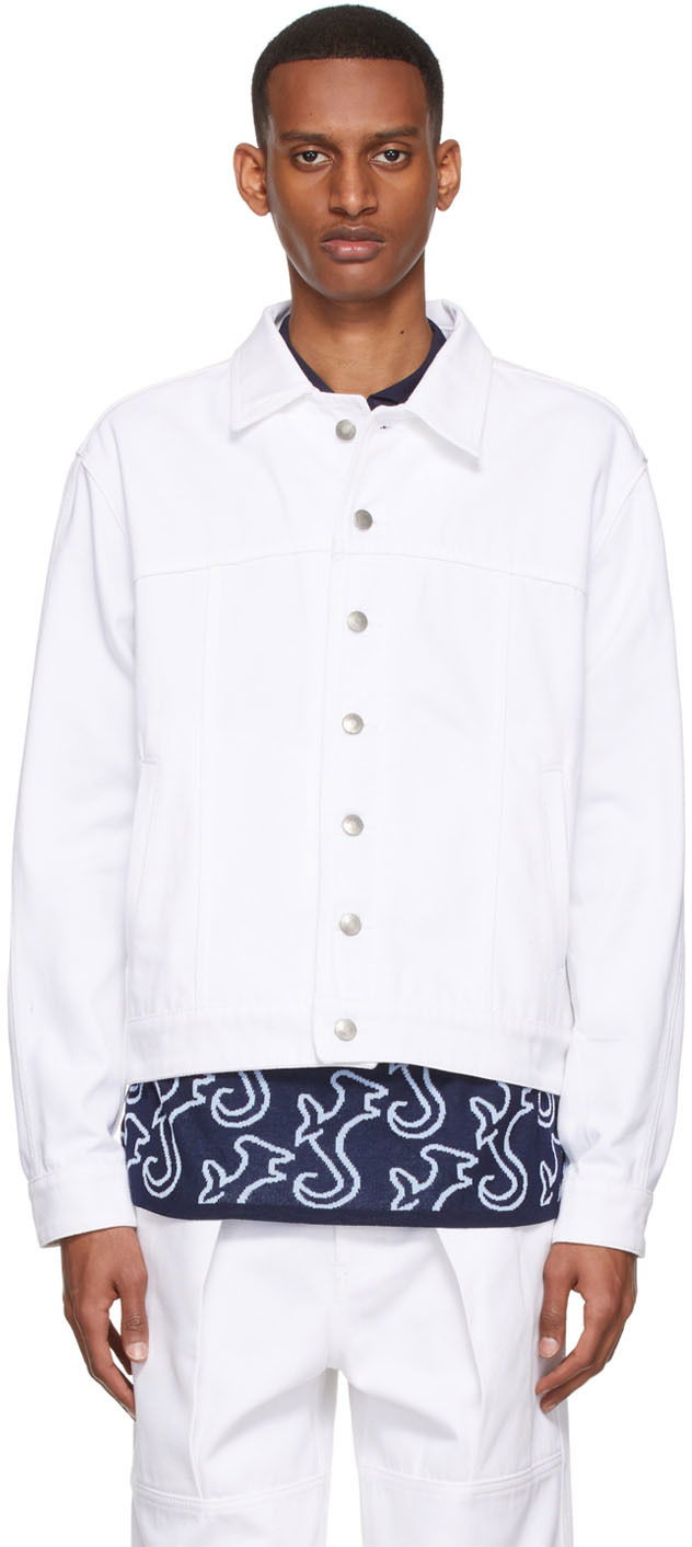 Takki Serapis Denim Jacket Valkoinen | SS22_DJ_1
