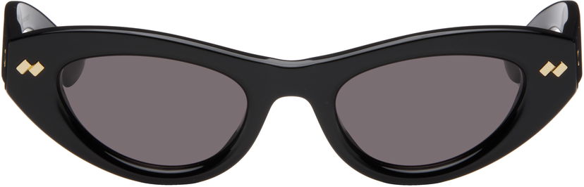 Aurinkolasit Bottega Veneta Bottega Veneta Bold Ribbon Stud Cat Eye Sunglasses Musta | BV1350S-001