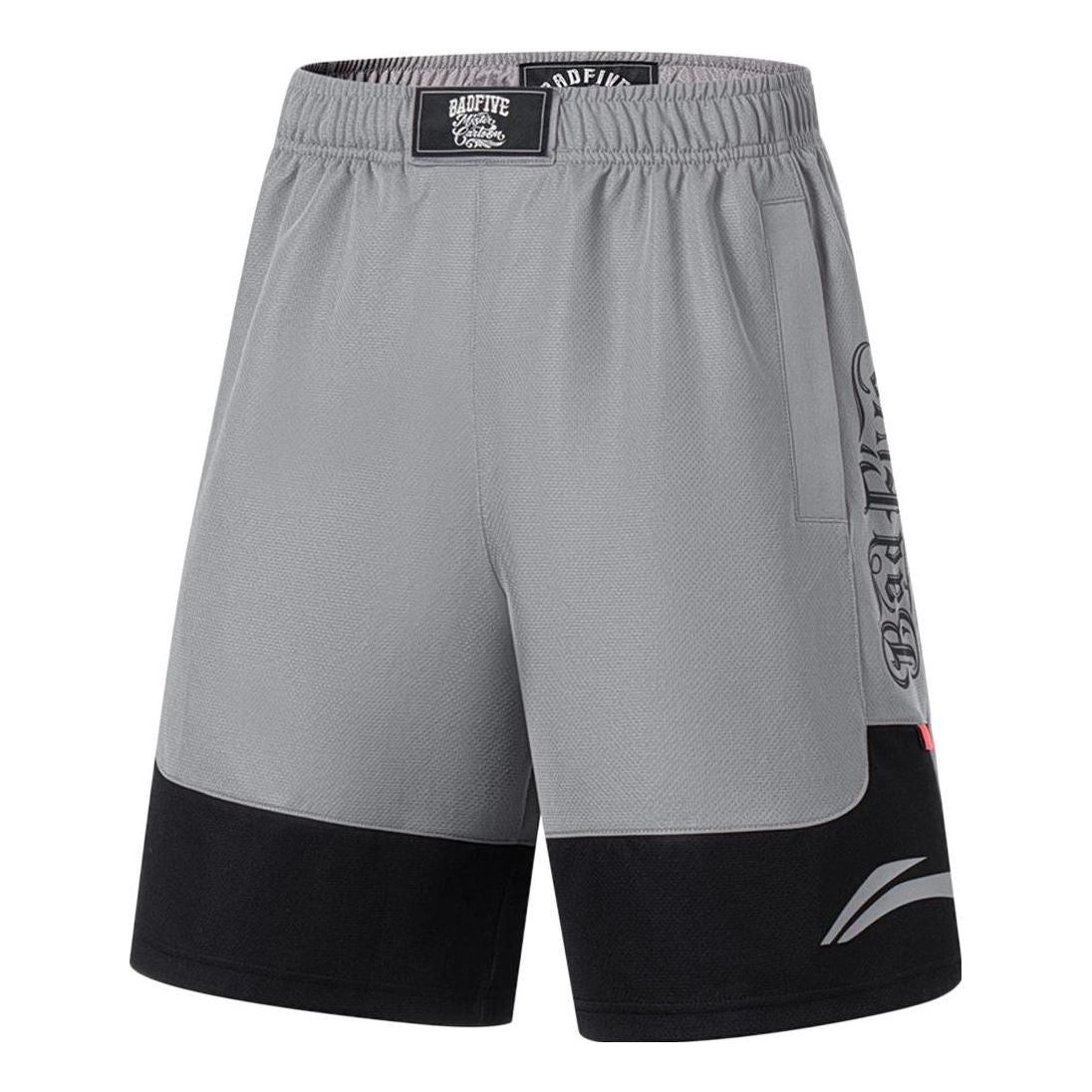 Shortsit Li-Ning Mister Cartoon BadFive Basketball Shorts Harmaa | AAPT045-9, 0