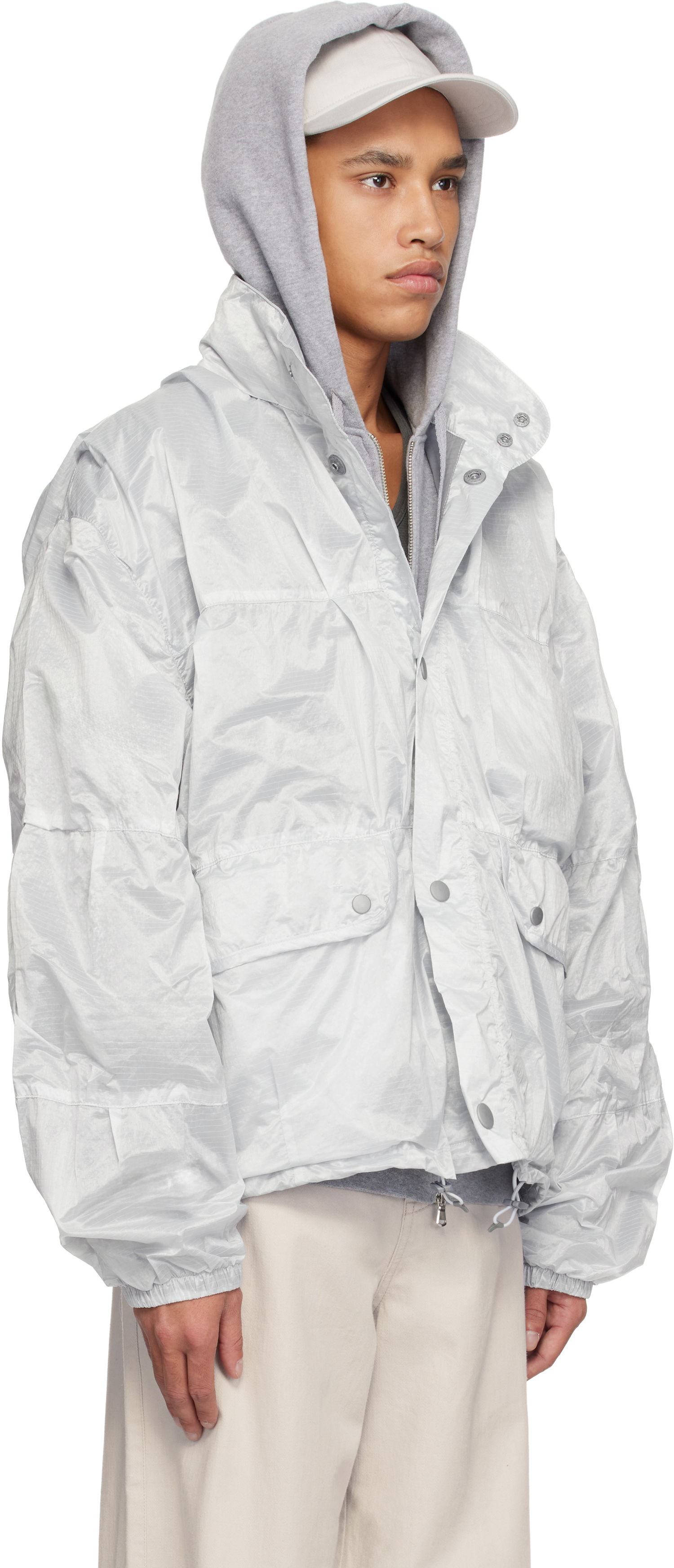 Tuulitakki OUR LEGACY Our Legacy Exhale Puffa Jacket Valkoinen | M2251EVC, 1