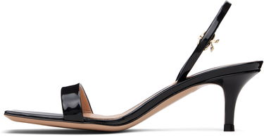 Asusteet Gianvito Rossi Gianvito Rossi Ribbon Kitten Heel Sandals Musta | G32091-55RIC-VER, 2