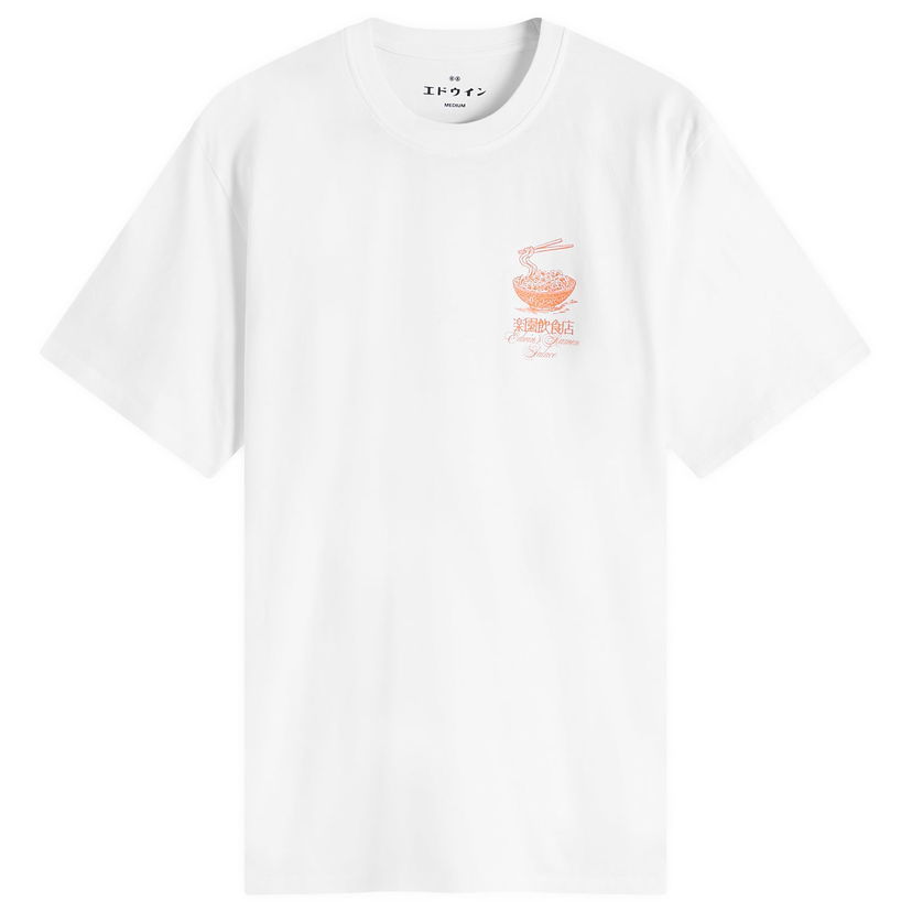 T-paita EDWIN Edwin Ramen Palace Graphic T-Shirt Valkoinen | I035010-0267