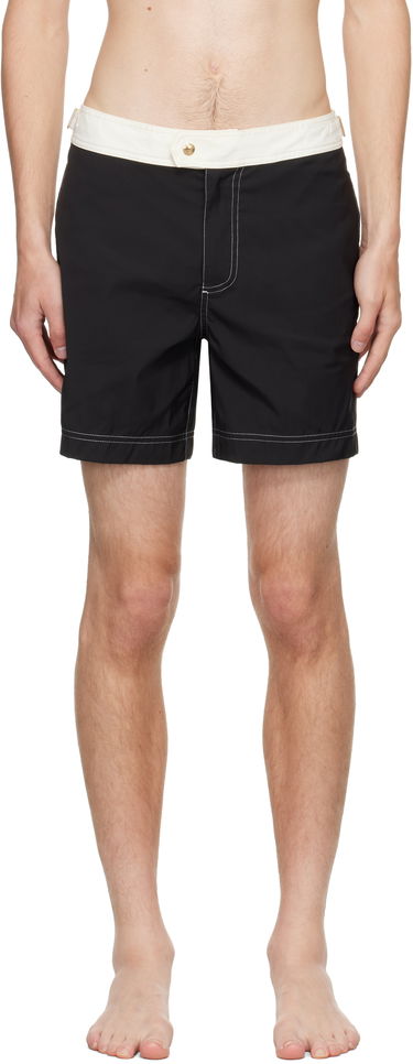 Uimapuvut Tom Ford TOM FORD Nylon Contrast Swim Shorts Musta | BSS002-FMN067, 0