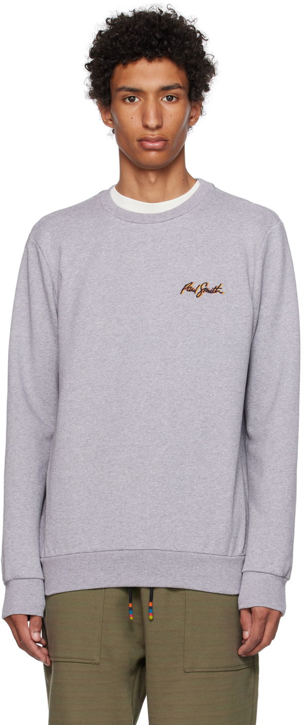 Villapaita Paul Smith Paul Smith Embroidered Sweatshirt Harmaa | M1R-302S-LP3994