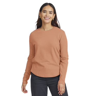 T-paita Allbirds Merino Long Sleeve Tee, Size XS Oranssi | A12106W, 0