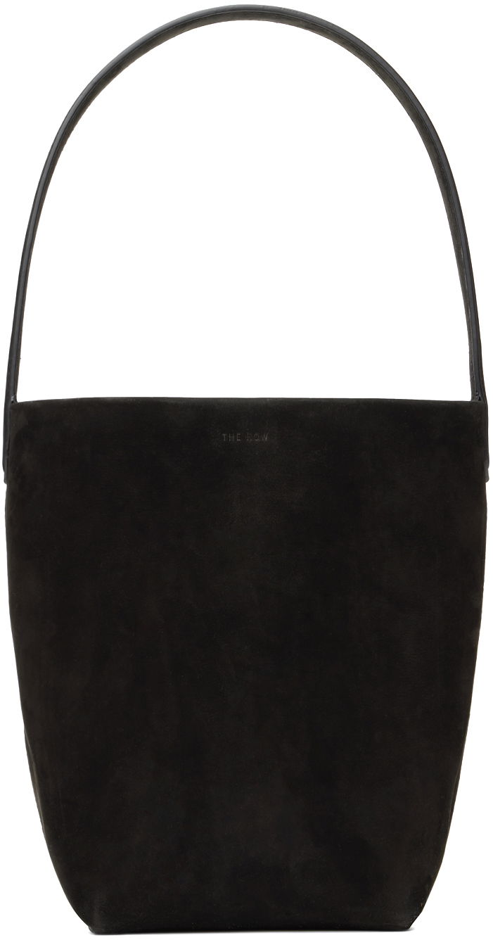 Kangaskassi The Row Suede Tote Bag Musta | W1314-L87