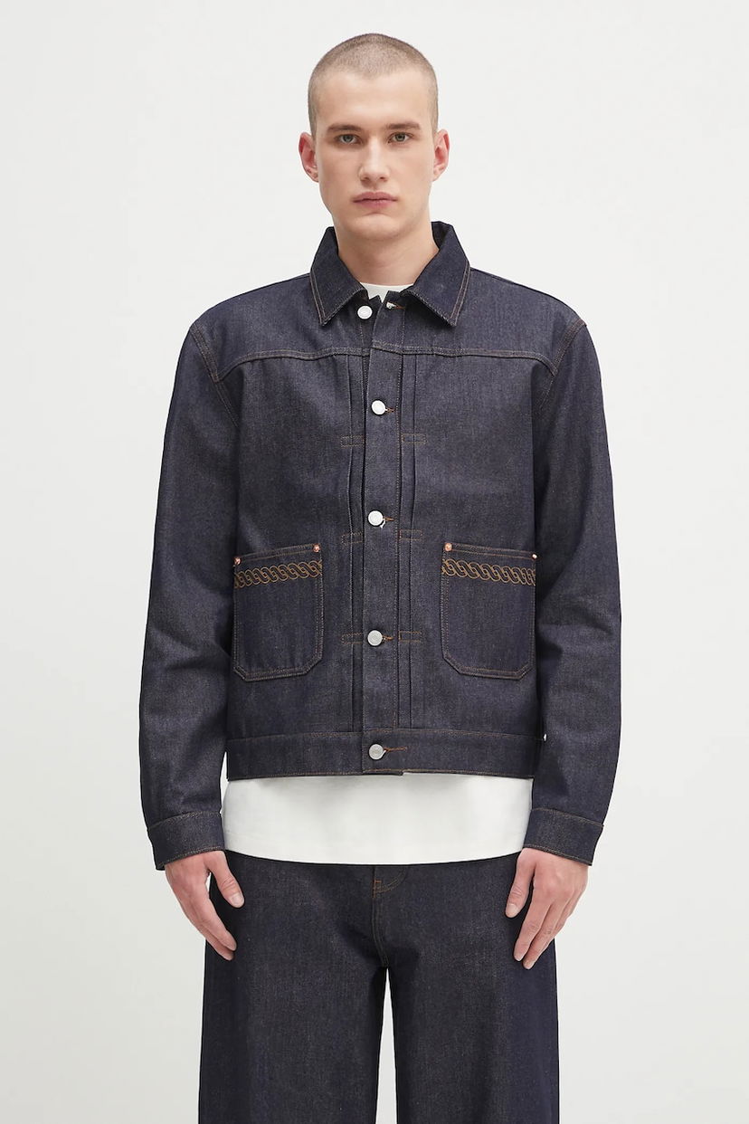 Takki Drôle de Monsieur Drôle de Monsieur La Veste Denim Jacket Sininen | H.JT172.CO211