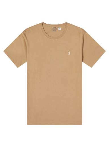 T-paita Polo by Ralph Lauren Custom Fit T-Shirt Beige | 710671438329
